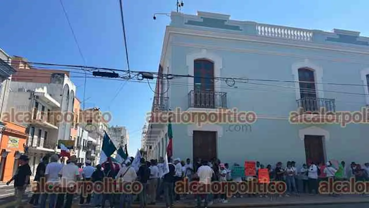 Protestan contra Reforma Judicial en casa de Benito Juárez, en Veracruz Puerto