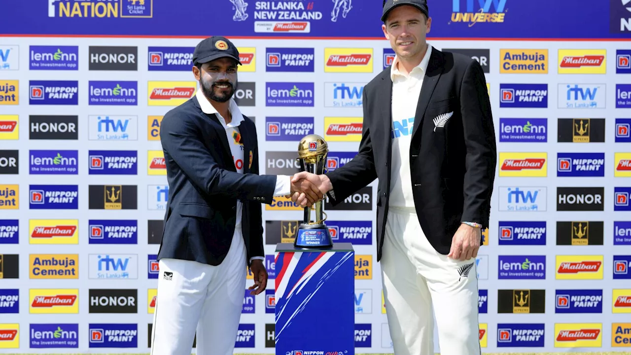 Sri Lanka wins the toss and bats in first cricket test against New Zealand