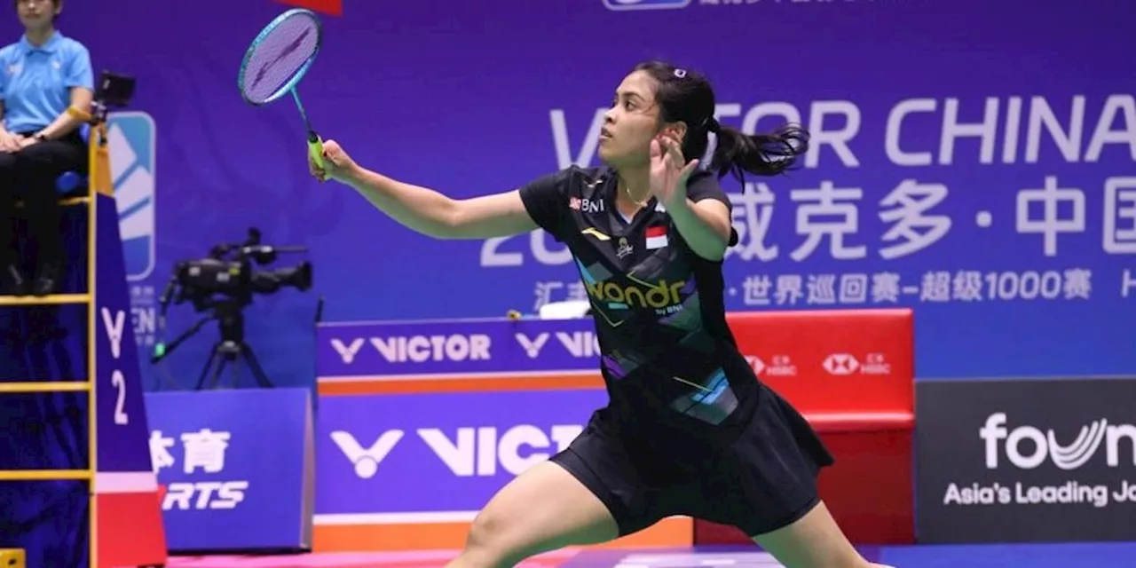 Hasil China Open 2024: Gregoria Mariska Kalah, Dejan/Gloria Lolos ke 16 Besar Usai Lawan Mundur