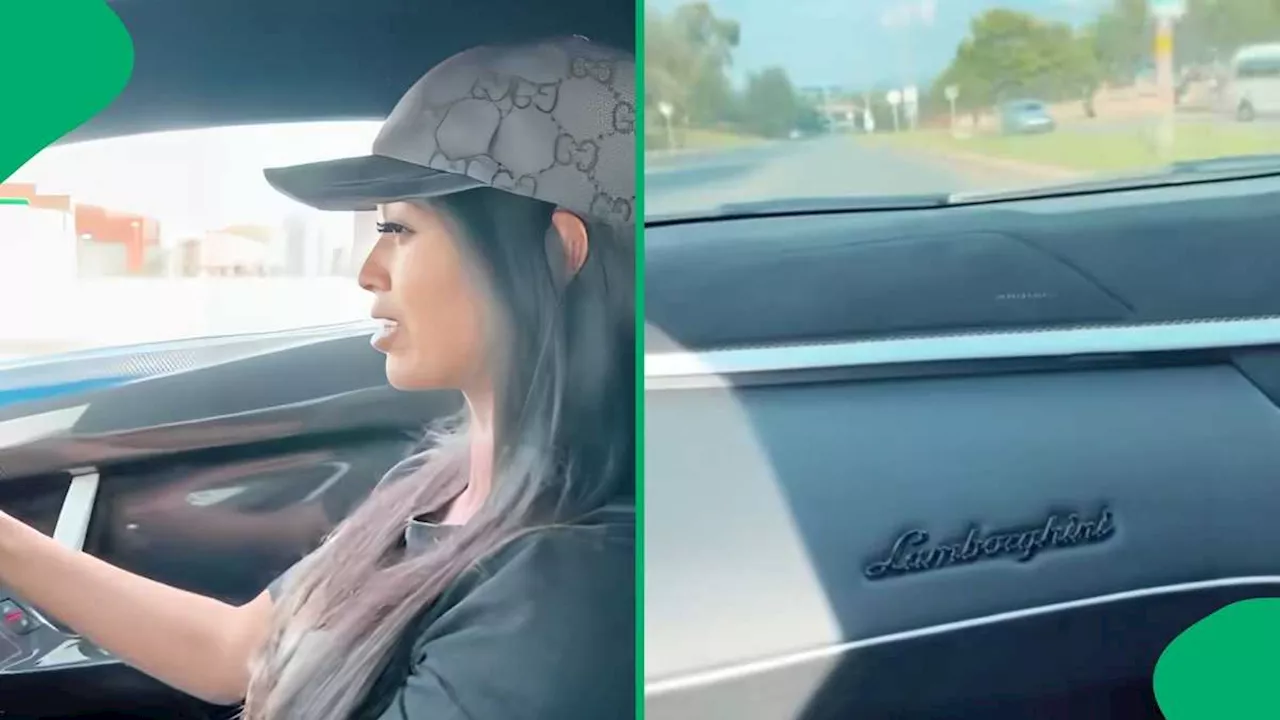 “This One Can Definitely Drive a Gusheshe”: SA Astounded by Woman Driving Lamborghini Like a Pro