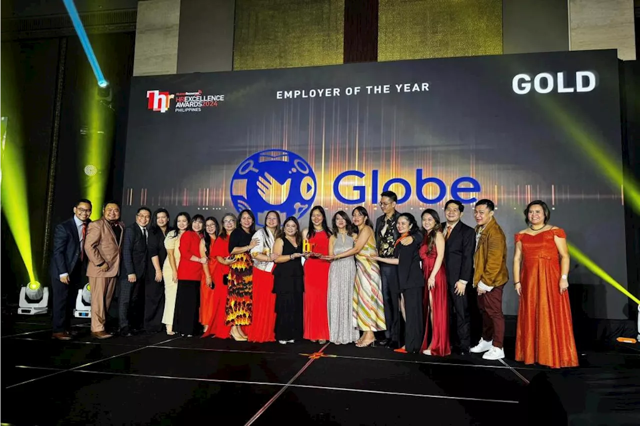 Globe clinches 3-Peat win as Employer of the Year at HR Excellence Awards, gets 6 awards