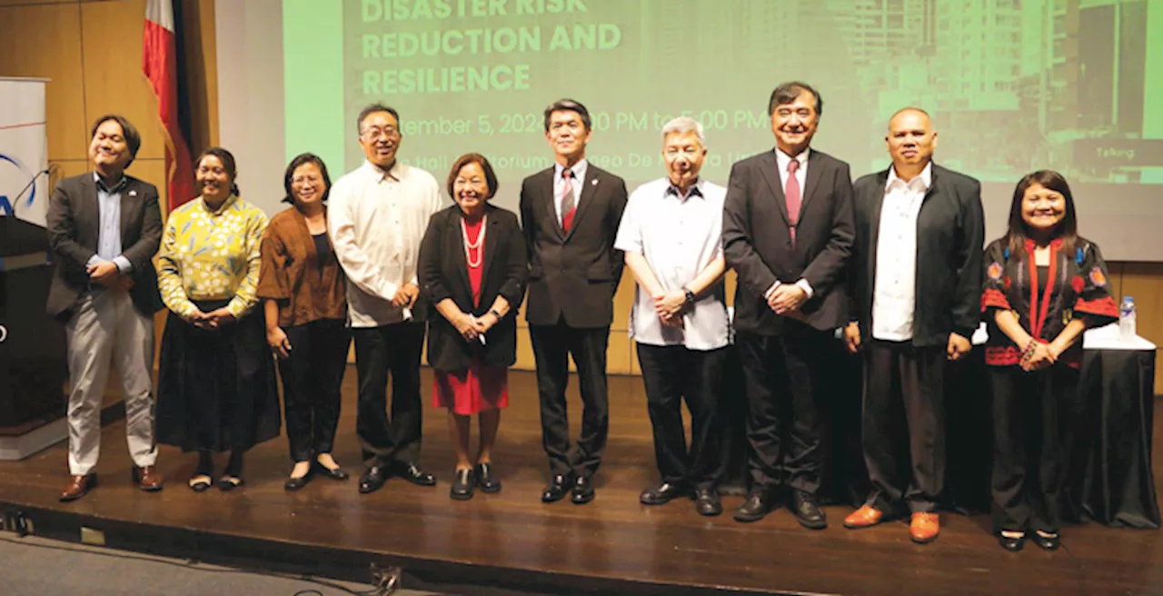 Jica, ADMU hold lecture on Japan’s experiences, strategies on disaster-risk reduction, resilience