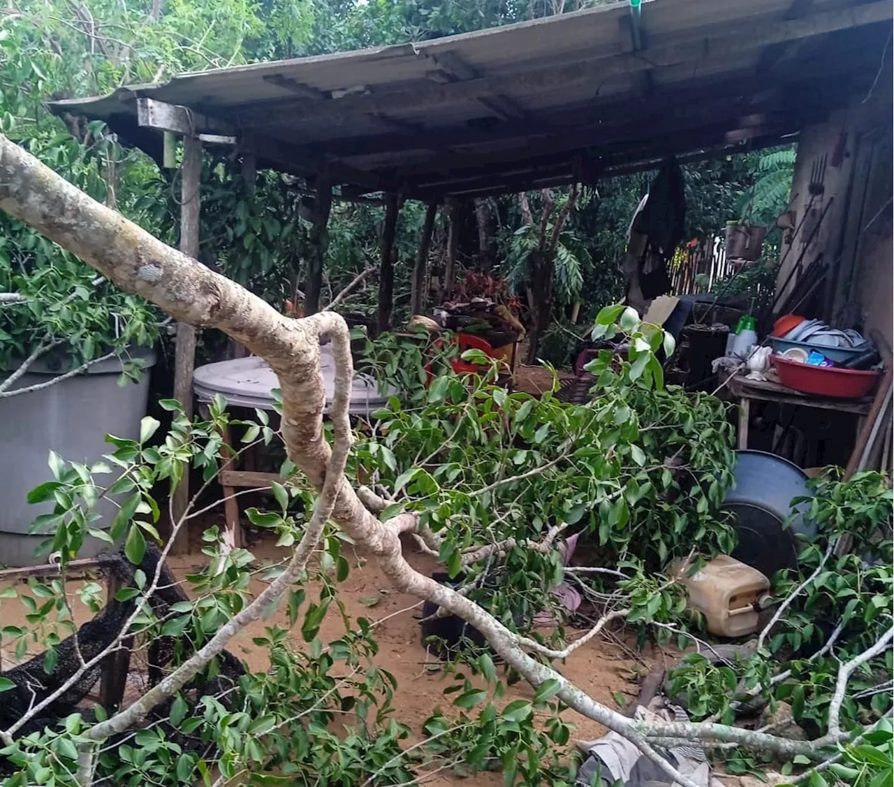 Más de 1000 familias resultan damnificadas por vendaval en Galapa