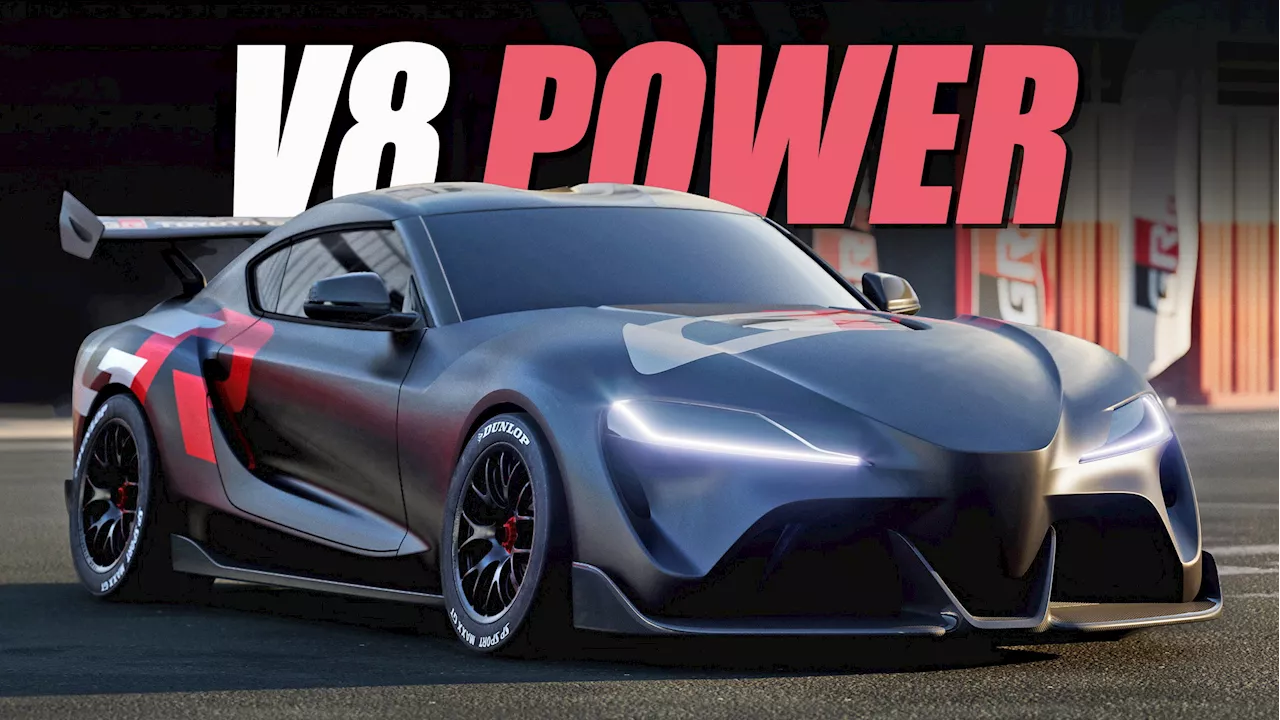 Toyota GR Supra Gets A V8 To Battle Mustangs And Camaros In Aussie Supercars