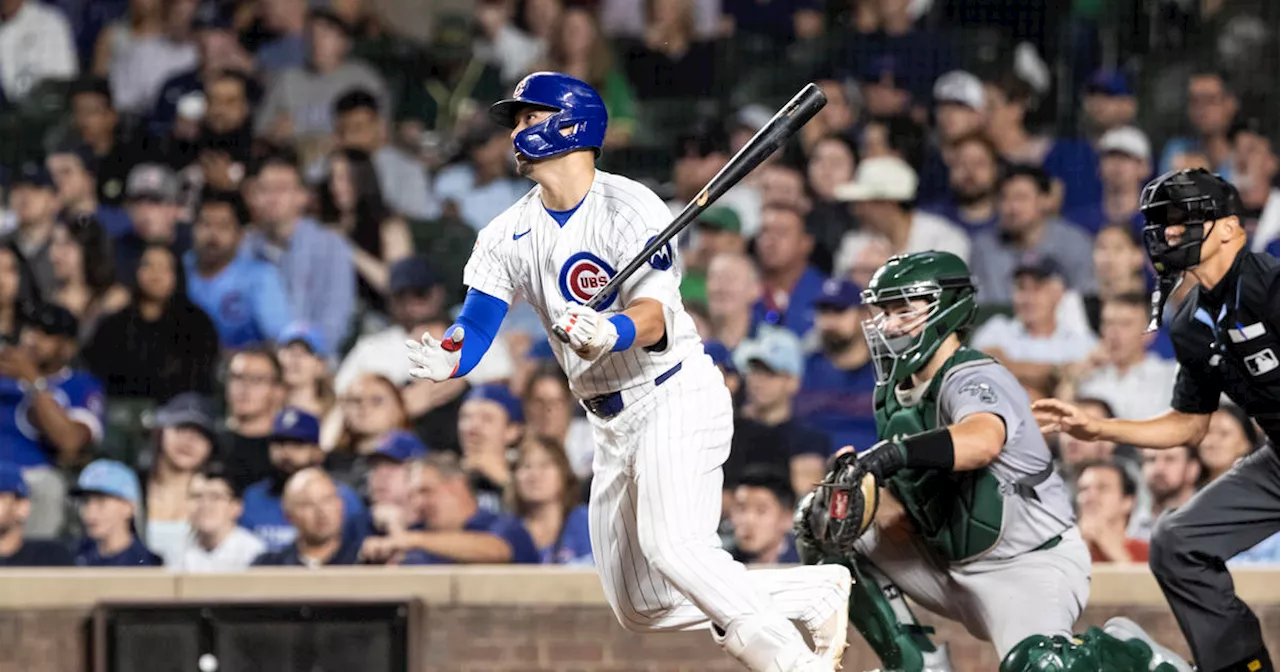 Cubs lose to A's, fall 6 games behind Mets for final NL wild card