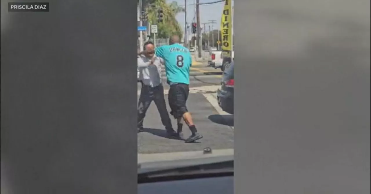 Video shows man beating flower vendor before Good Samaritan steps in