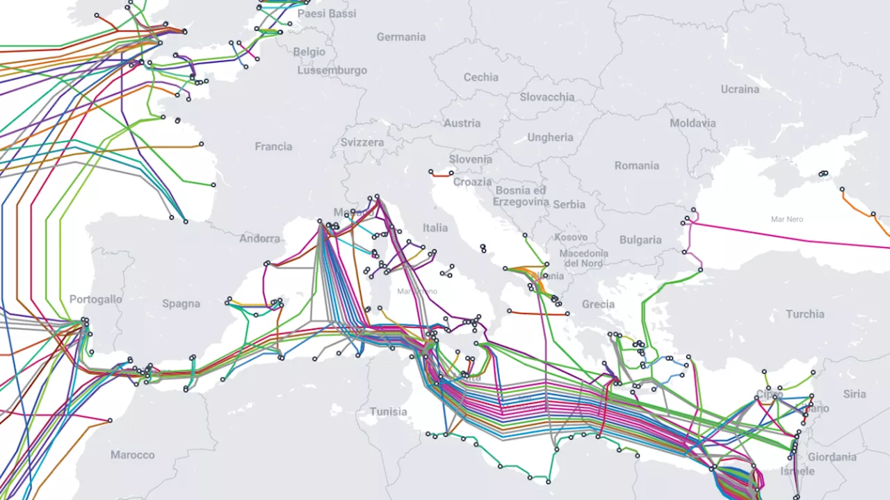 Cavi sottomarini, Internet ed energia viaggiano su una rete da 1,5 milioni di chilometri: la mappa