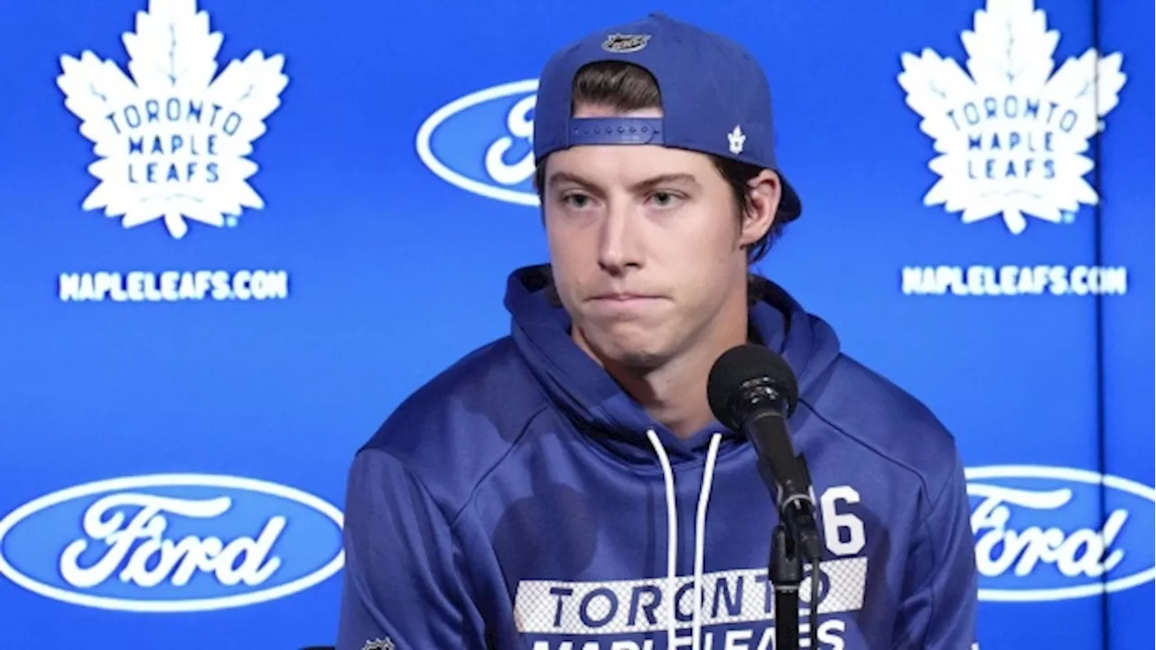 Maple Leafs: Mitch Marner declines to answer contract questions