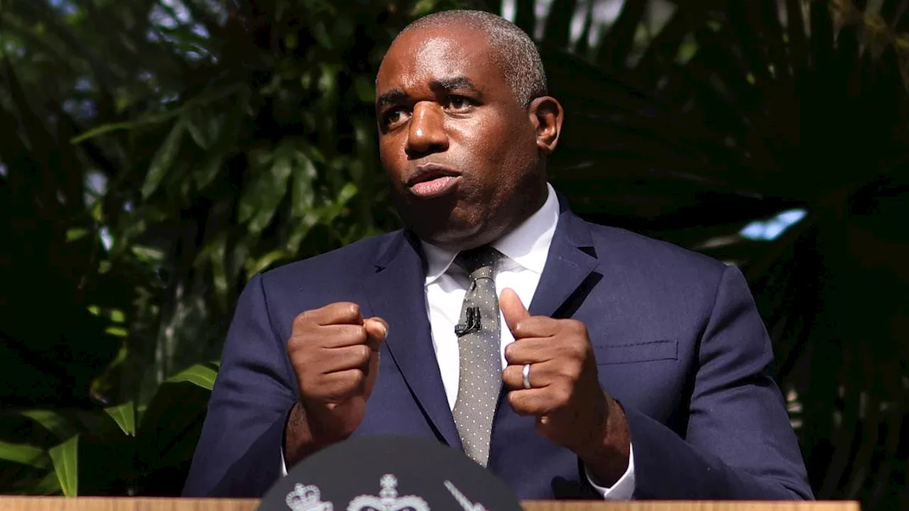 David Lammy puts climate change ahead of Vladimir Putin as threat