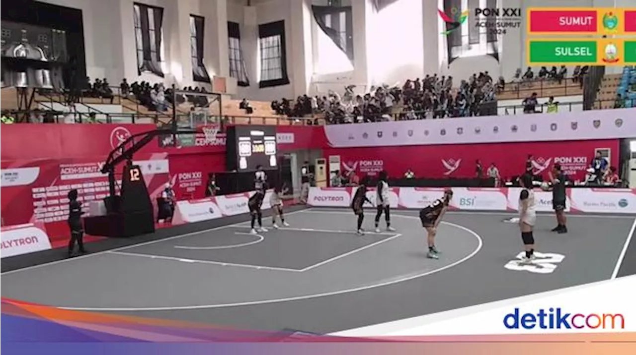 Jendela Venue Basket PON XXI Copot gegara Angin, Penonton Terkena Pecahan Kaca