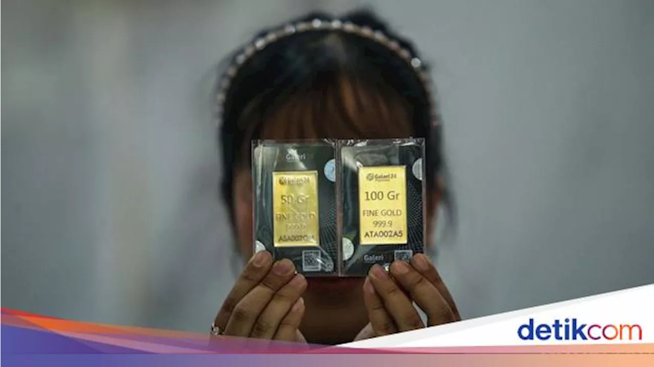 Kemarin Tembus Rekor, Harga Emas Hari Ini Turun Segini!