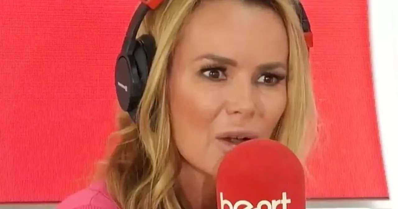 Amanda Holden late to Heart FM after new arrival disrupts her morning