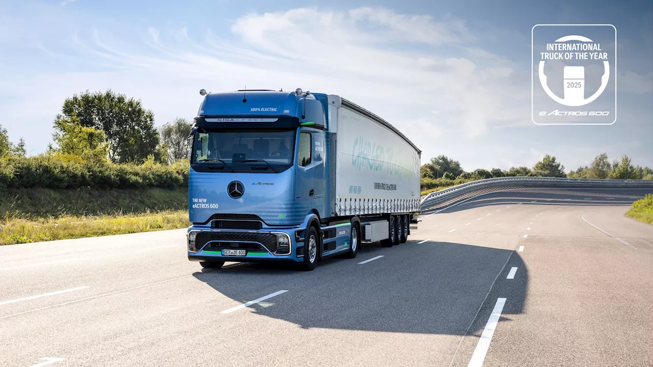 Mercedes eActros 600 är International Truck of the Year 2025. Grattis!