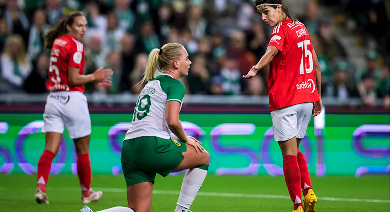 Hammarby besegrat i första kvalmatchen – tappade ledning mot Benfica