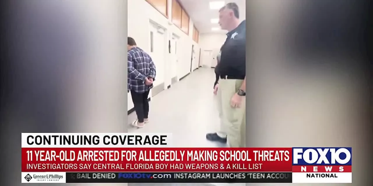 Florida sheriff perp walking juveniles that make school threats