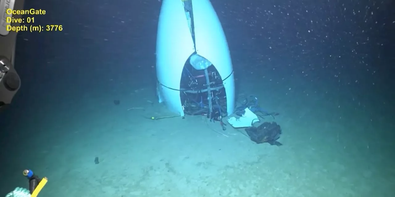 New video shows wreckage of OceanGate’s Titan submersible on ocean floor