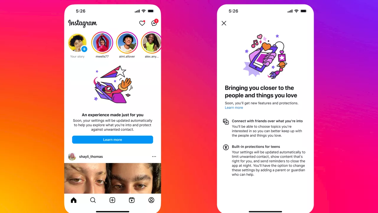 Instagram Launches New Privacy And Parental Controls For Teenagers