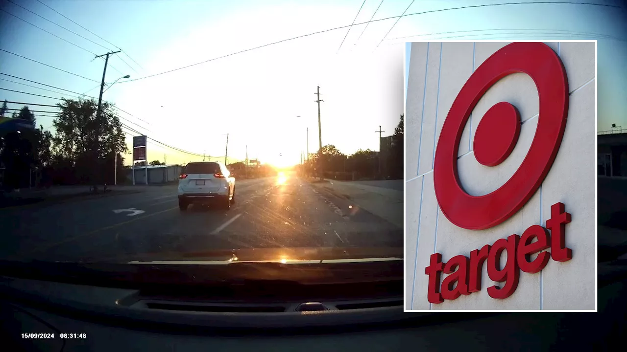 Dashcam video captures 8-year-old Ohio girl driving family SUV on Target run