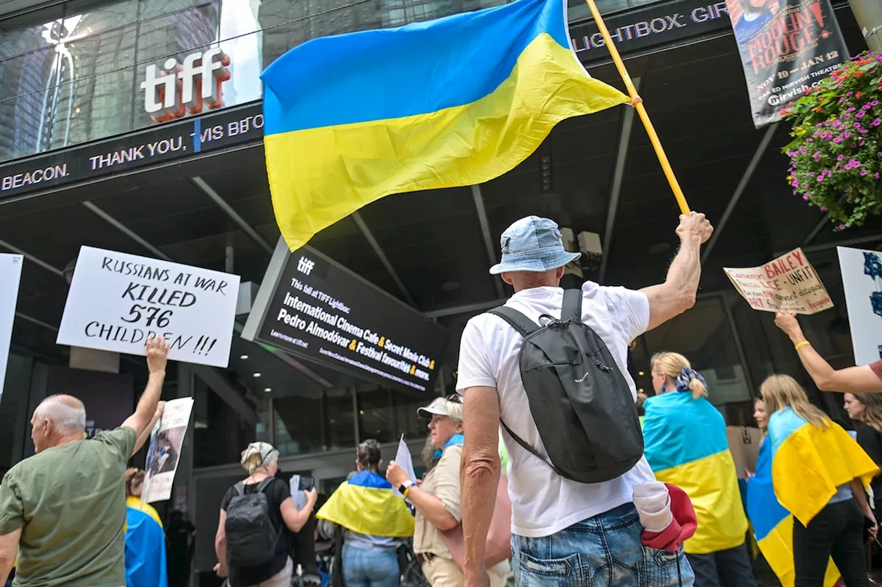 Russians at War screening at TIFF theatre draws protesters