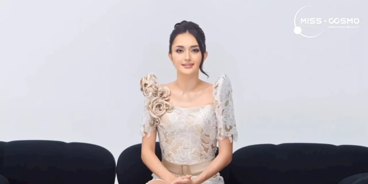 Ahtisa Manalo is a trailblazing queen in introduction video for Miss Cosmo 2024