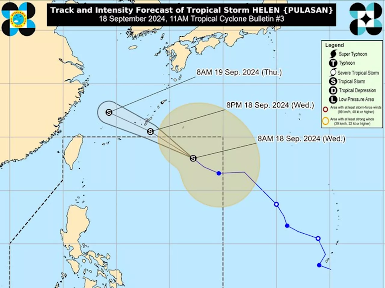 Helen now over north PH Sea, enhances Habagat as heavy rains hit Luzon