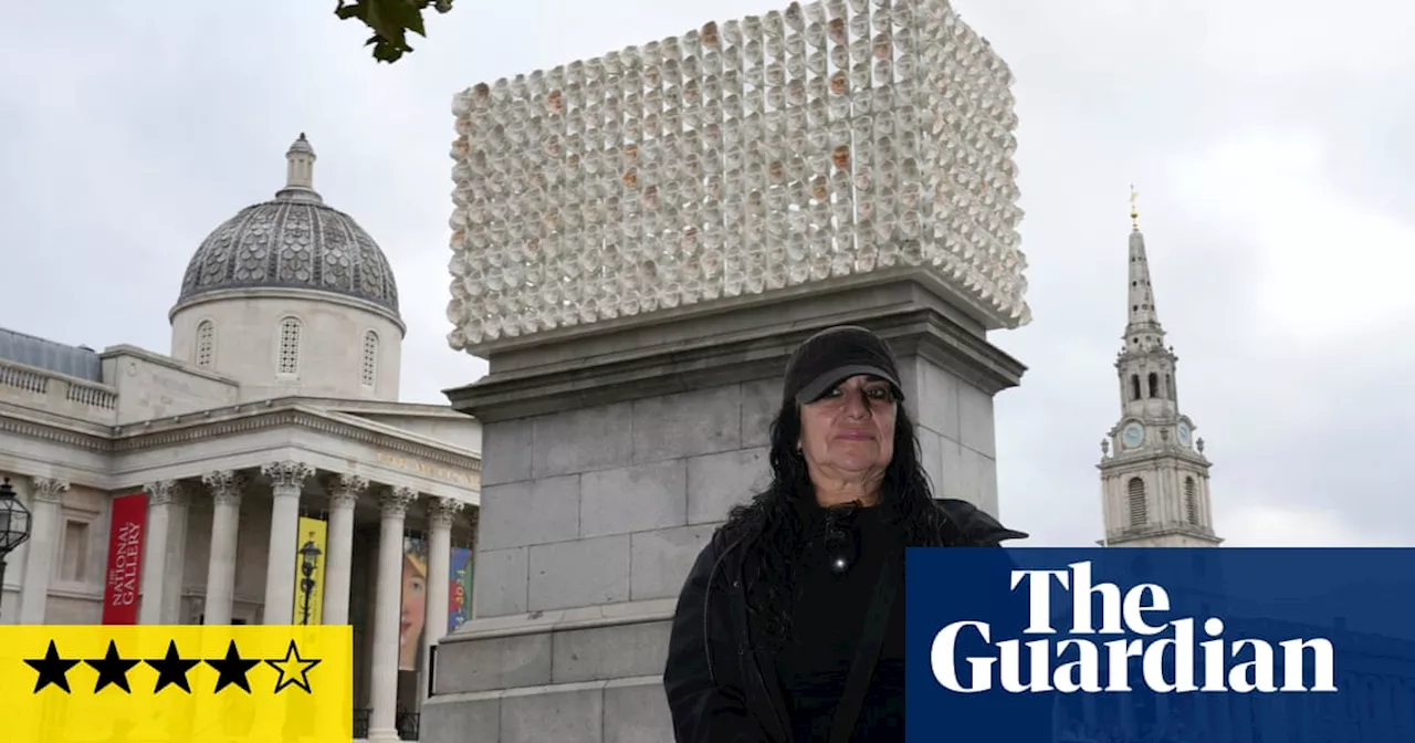 Teresa Margolles’s fourth plinth review – haunting rack of faces memorialises transgender victims of violence