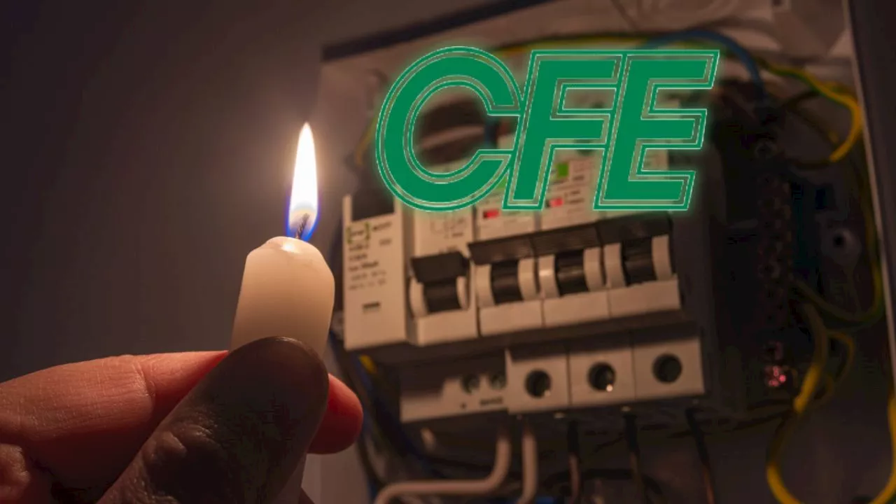 CFE detalla cómo reclamar por daños a electrodomésticos por apagón