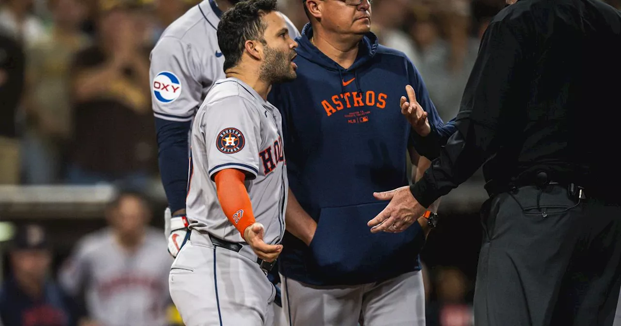 Jose Altuve Goes To Funny Extreme To Prove His Claim To Umpire