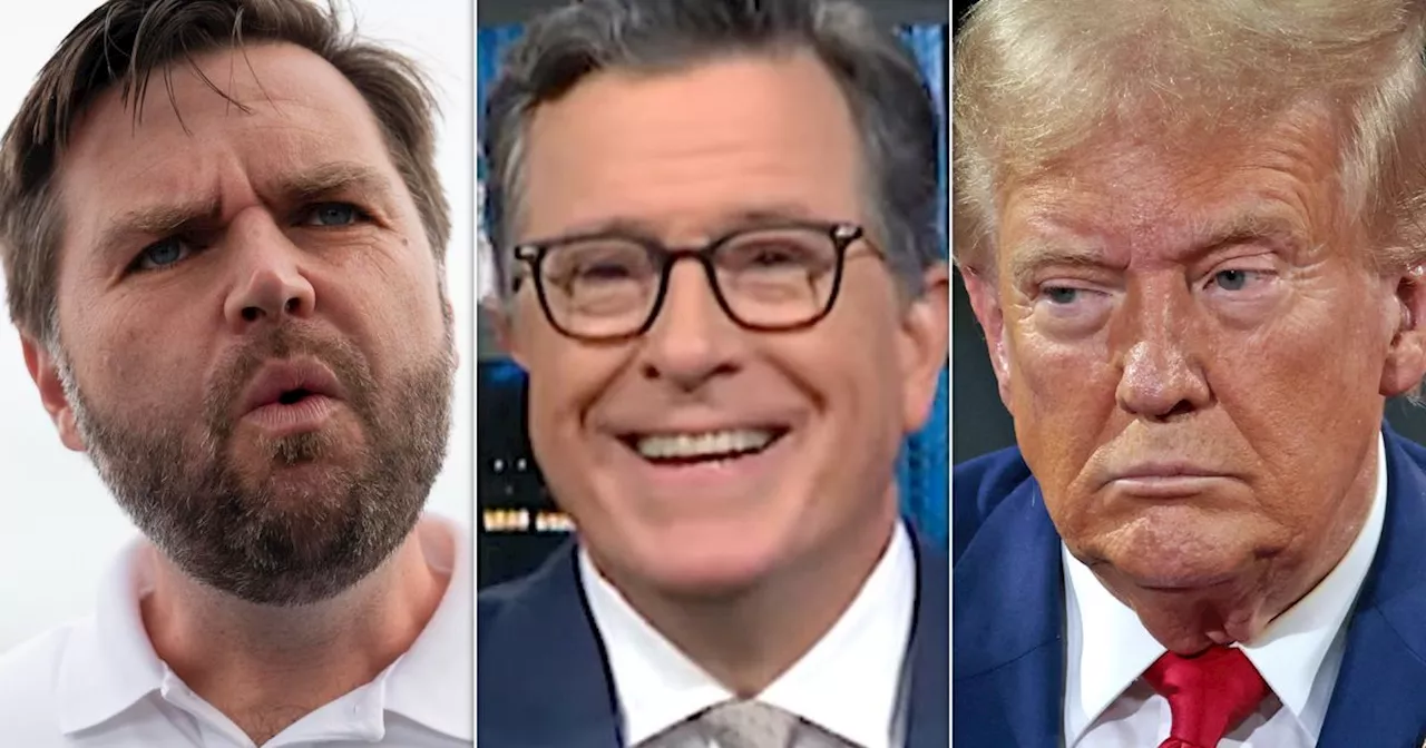 Stephen Colbert Schools JD Vance On Trump 'Dementia' After Latest Word Salad