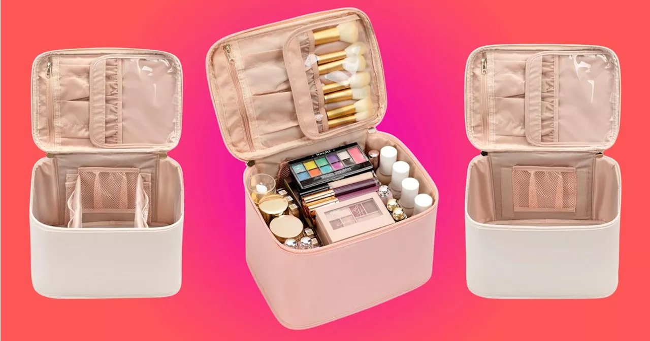 This $17 Makeup Organizer Just Solved All My Small-Bathroom Problems