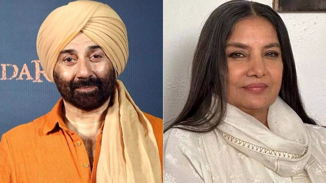 जब शबाना आजमी ने Sunny Deol की 'गदर' को बताया था भड़काऊ फिल्म, एक्टर ने दिया था करारा जवाब