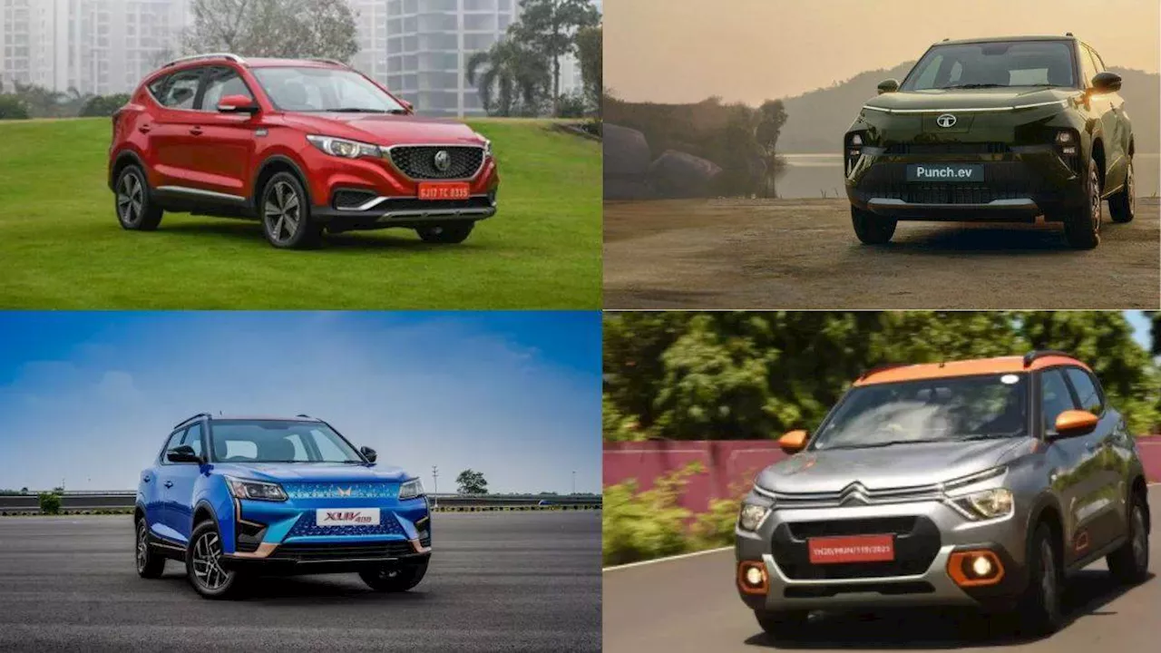 August 2024 में हुई 6338 यूनिट्स EV की बिक्री, Tata, MG और Mahindra रहीं Top-5 में शामिल