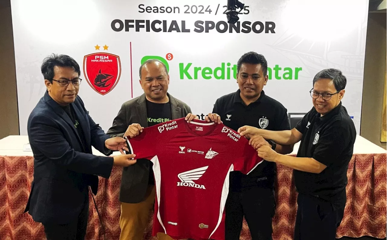 Dukung Sepak bola Indonesia, Kredit Pintar Jadi Sponsor PSM Makassar