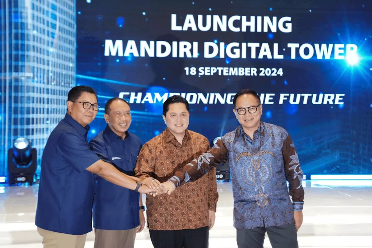 Mandiri Digital Tower Diresmikan, Erick Thohir Tekankan Pentingnya Cyber Security