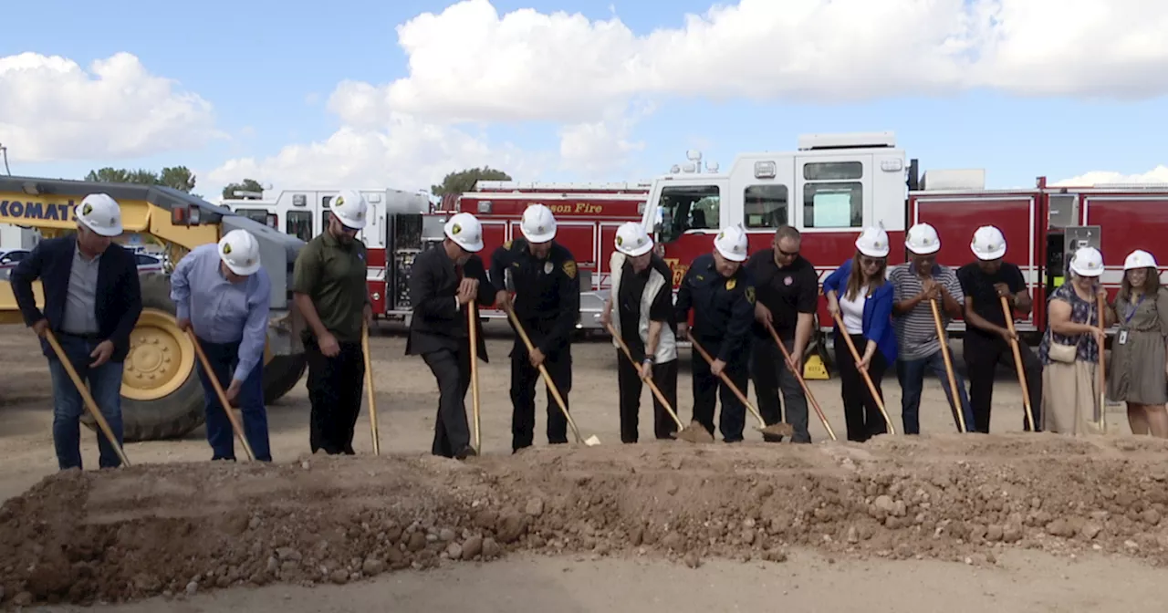 Digging the grounds for a new public safety complex for first responders