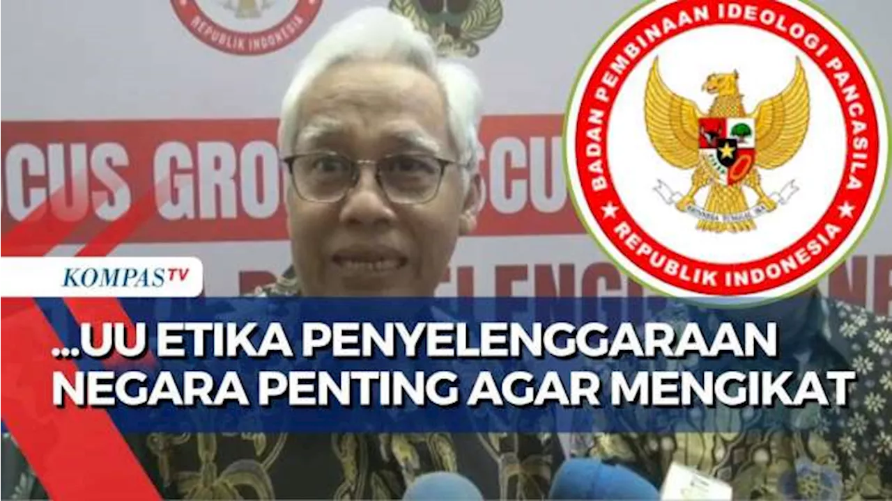 BPIP Didorong Usulkan UU Etika Penyelenggaraan Negara, Sebut Penting untuk Mengikat Semua Pihak