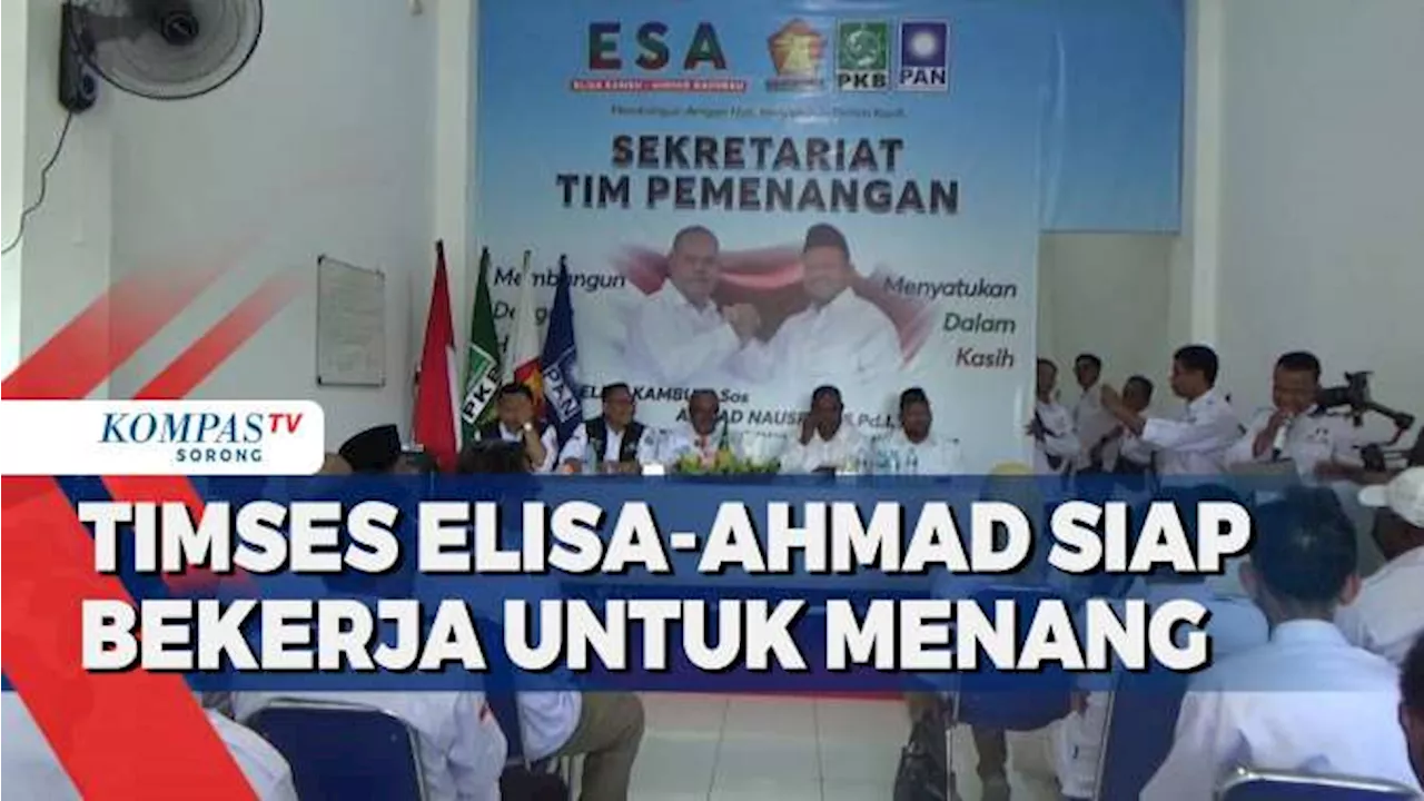 Tim Pemenangan Elisa-Ahmad Siap Bertarung di Pilkada Papua Barat Daya