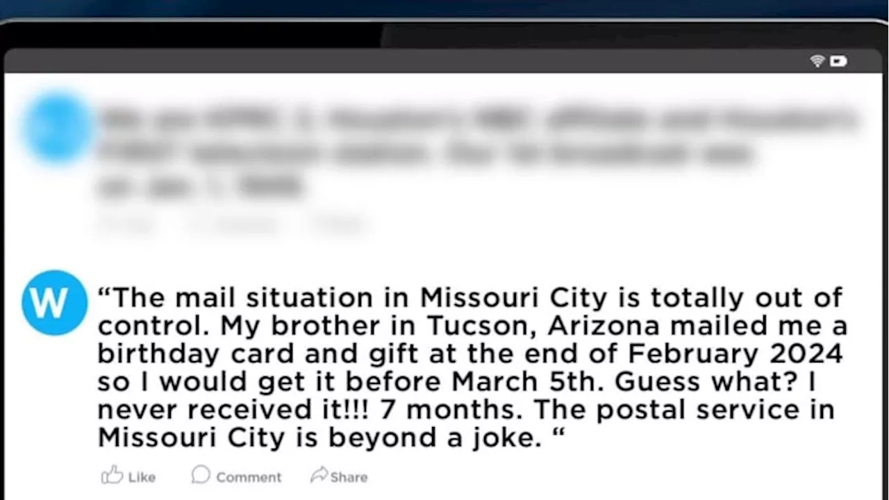 ‘Beyond a joke:’ KPRC 2 viewers still dealing with ongoing postal delays share frustrations