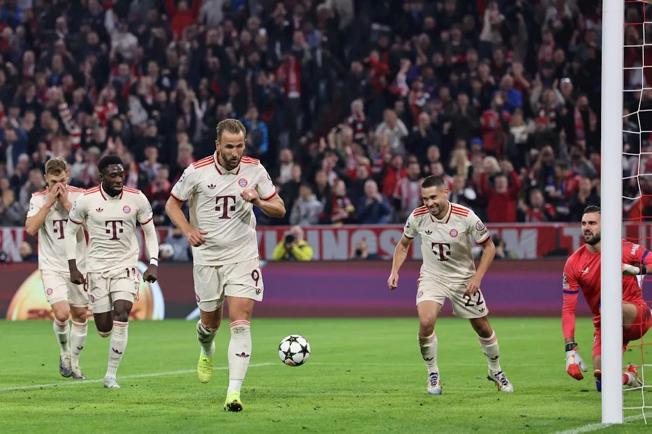 Ligue des champions: le Bayern dynamite Zagreb 9-2 avec un quadruplé de Kane