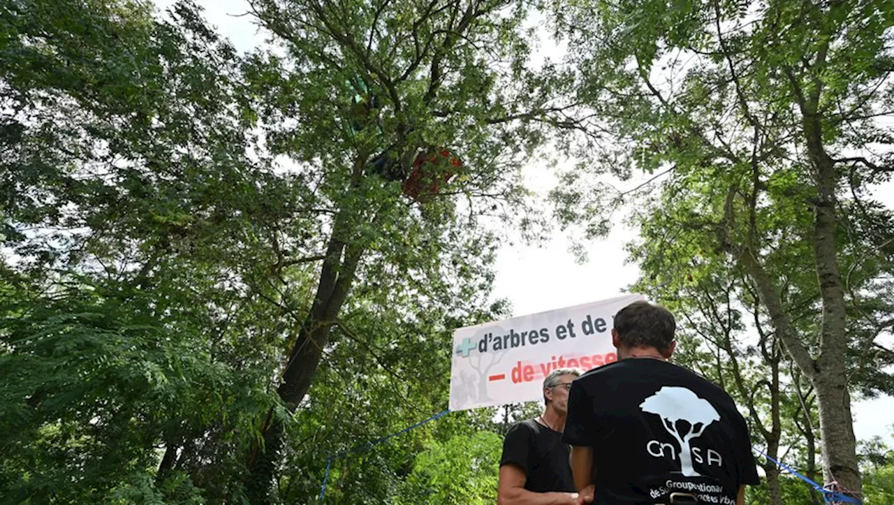 LGV Bordeaux-Toulouse : les militants écologistes demandaient la suspension des travaux au nord de Toulouse, i