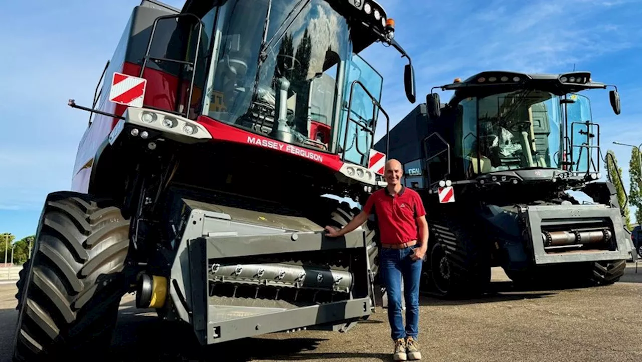 Des 'bolides' Massey Ferguson exposés au circuit de Nogaro