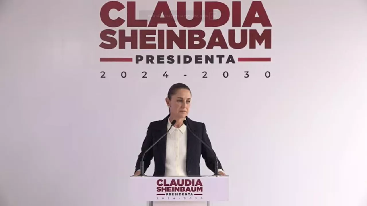 'Me encuentro lista' dice Claudia Sheinbaum a días de tomar cargo como Presidenta