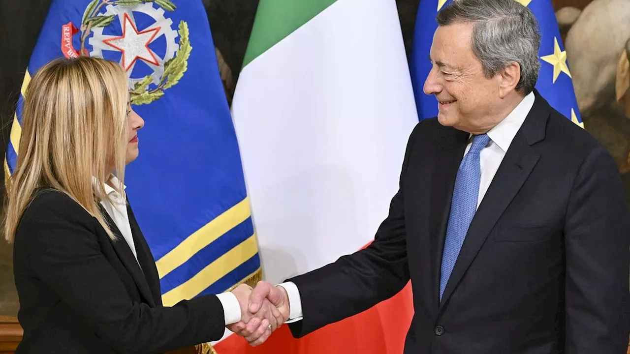 Competitività Ue, Draghi incontra la Meloni a Palazzo Chigi