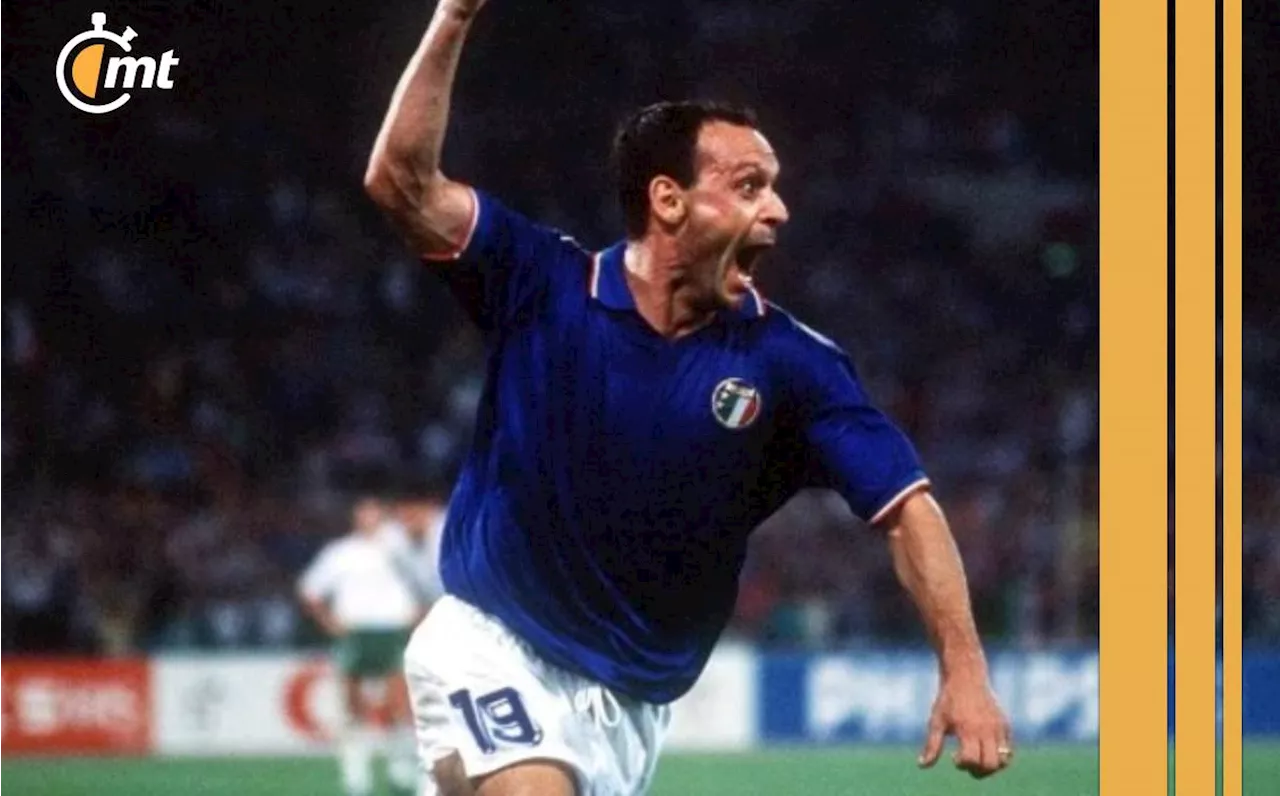 Murió Toto Schillaci, leyenda de Italia y máximo goleador del Mundial del 90