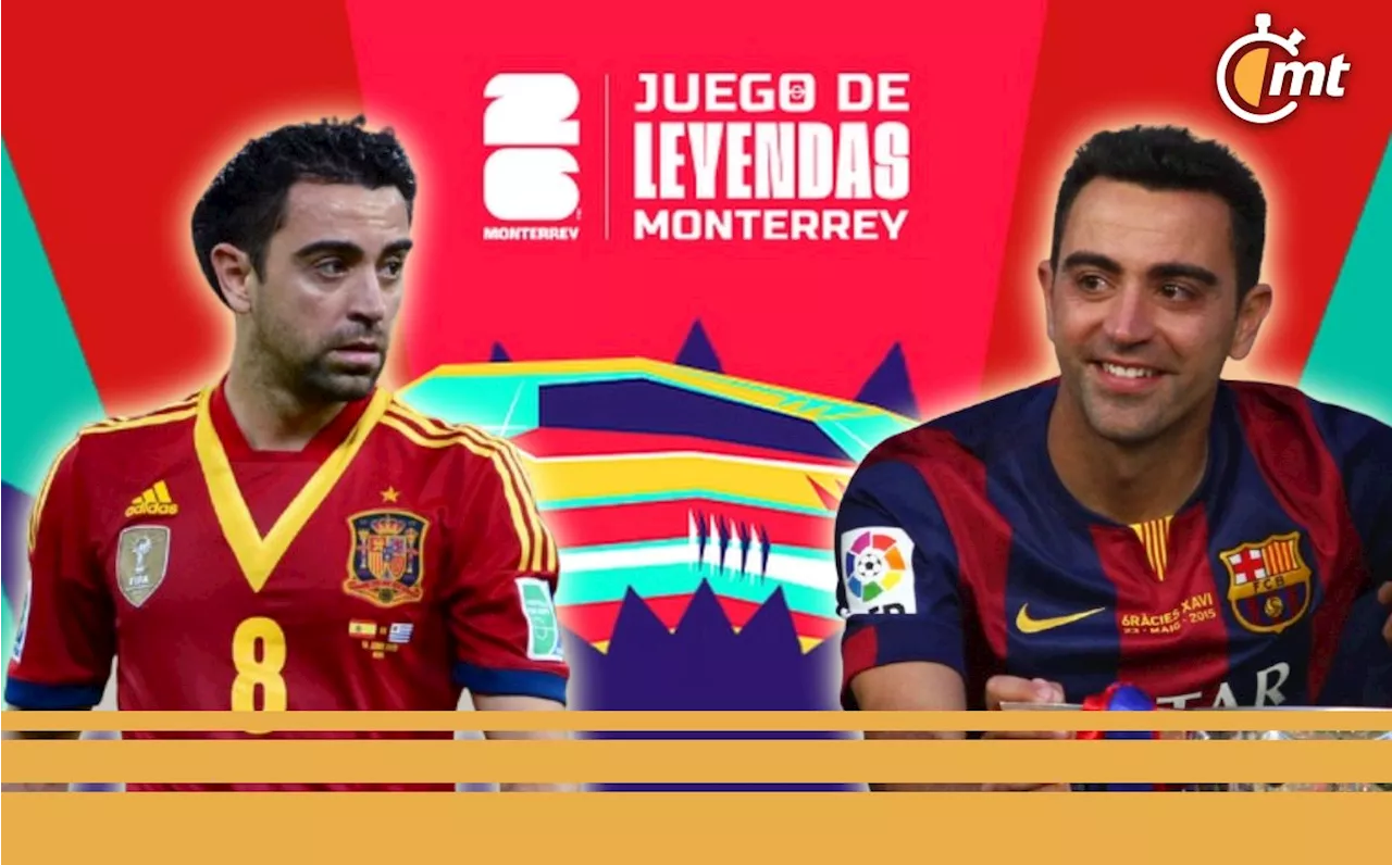 Xavi Hernández, el histórico del Barcelona y España que participará en Juego-de-Leyendas