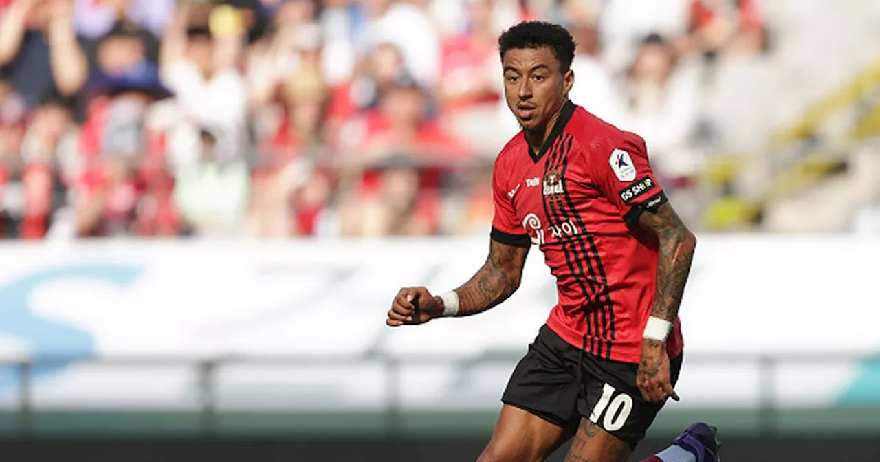 Jesse Lingard left red-faced after being goal trolled in South Korea