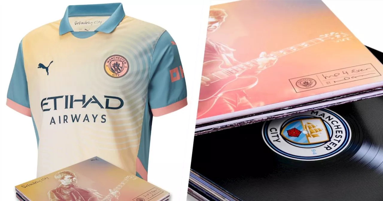 Man City third kit details and how to buy shirt designed by Noel Gallagher