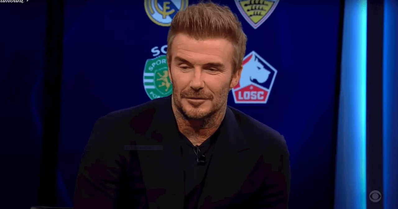 David Beckham admits Man Utd's Champions League absence is 'painful'