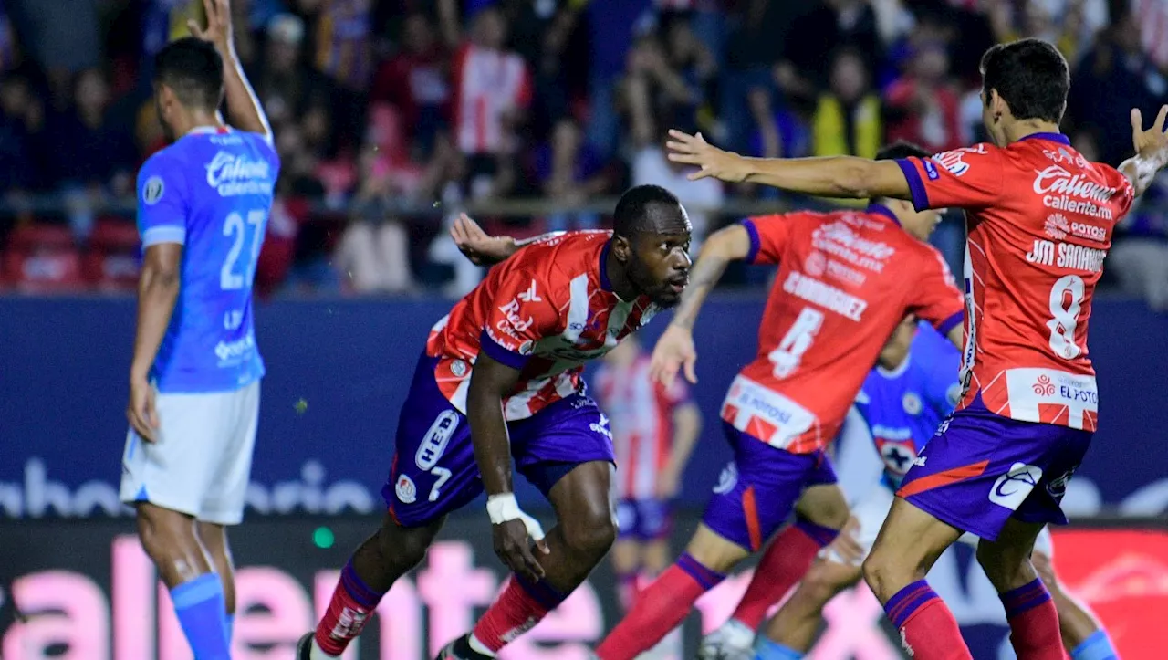 Atlético de San Luis le quita el invicto a Cruz Azul en el Apertura 2024