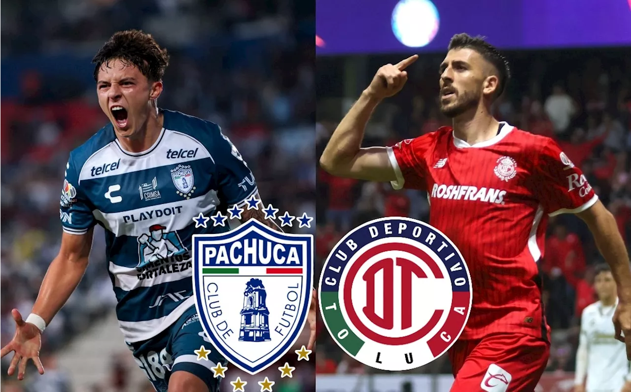 Pachuca vs. Toluca EN VIVO: A qué hora es el partido de la jornada 8